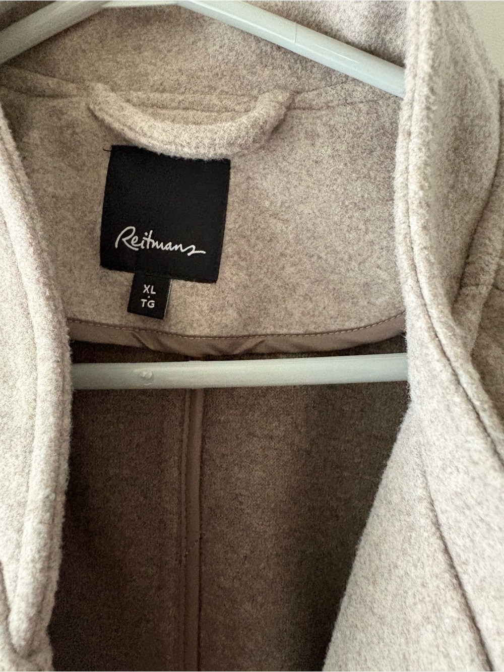 Reitmans Light Beige Wool-Blend Jacket - Picture 2 of 3